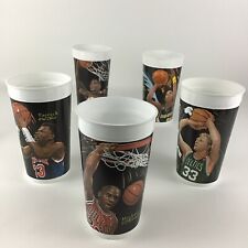 NBA Looney Tunes All Star Showdown McDonad's 5 Collectible Cups Vintage 1995 Lot picture