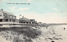 Centerville MA Massachusetts Cape Cod Beach Scene Mansions Vtg Postcard B28 picture