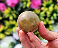 Large 45MM Natural Green Onyx Stone Healing Power Metaphysical Reiki Sphere Ball picture