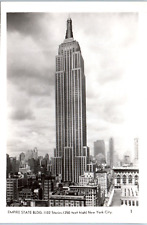 Postcard New York RPPC Empire State Building Vintage Unposted Foot Seal Co picture