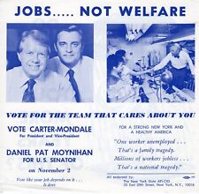 Carter/Mondale and Moynihan Pamphlet 1976 picture