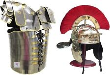 Roman Lorica SEGMENTATA with Centurion Helmet Hallowen Costume picture