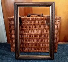 Large Vintage Carved Wood Photo Picture Frame. picture