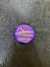 Selena Quintanilla Vintage Promotional Movie Merchandise Pinback Button Rare picture