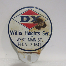 Vintage Willis Heights Ser West Main St CO  Metal Licnese Plate Topper picture