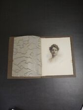 Real Photo Card Of Ca Charlotte Coldbarn Signed With Family Crest From 1902 picture