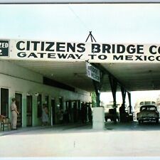 c1950s Del Rio, TX Customs Border Gate Citizens Bridge Gateway Acuna Mexico A230 picture