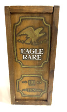 Vintage Eagle Rare Bourbon 10 Year 101 Proof Wood Box Empty 10.5