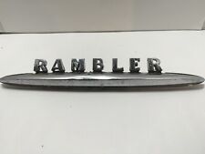 Vintage 1961 1962 1963 Rambler Trunk Hood Nameplate Ornament #3446632 picture