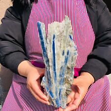 3.69LB Natural Blue Crystal Kyanite Rough Gem mineral Specimen Healing600 picture