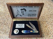 BABE RUTH Limited Edition Case XX Knife (165) In Wooden Case (Nr Mt/Mt Cond.) picture