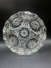 Vintage ANCHOR HOCKING Ashtray EAPC Early American Prescut Star Of David Heavy picture