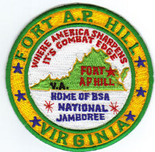 US ARMY POST BASE PATCH,  FORT A.P.HILL VIRGINIA      Y picture