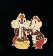 Rare Disney Pin Chip An Dale Winter Whimsy Cheeks Full Of Acorns LE 250 NIP picture
