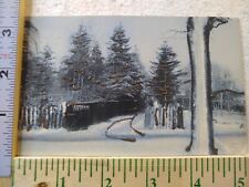 Postcard Beautiful Winter Scene picture