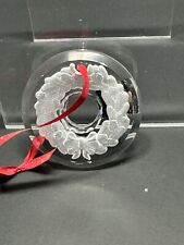 Marquis Waterford Glass Wreath Ornament Christmas  picture