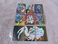 LOT OF 9*LADY DEATH CHOAS*COMIC BOOK TRADING CARDS 1994 picture