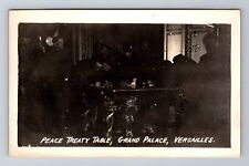 Versailles, France, RPPC: Peace Treaty Table, c1920, Vintage Postcard picture