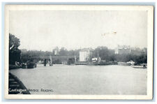 c1920's River Caversham Bridge Reading Scene England Antique Postcard picture