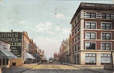 Hammond Indiana~Hohman Street North~Jones Business College~Cloaks~Pianos~1908 PC picture