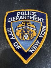 CITY of NEW YORK Police Department Patch NYPD NYC Police Officer Cop NEW Vintage picture