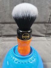 Lather Shaving Brush 24 mm Synthetic Black & Orange The Haircut & Shave Co Shop picture