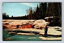 MI-Michigan, Lower Falls Of The Tahquamenon River, Antique, Vintage Postcard picture
