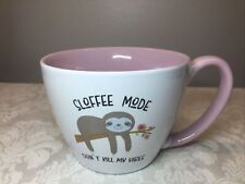 Sloth Sloffee Mode Don’t Kill My Vibes Large Soup Coffee Mug picture