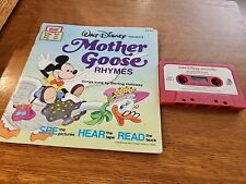 Vintage Walt Disney Bambi And Mother Goose Rhymes Read Along Cassette And Book picture