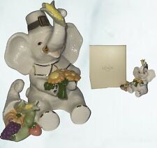 Lenox “Pachyderm Pilgrim” Elephant Figurine Thanksgiving China w/COA & Box picture