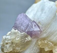 Pyramid Shaped & Patran, Spinel Crystals, With Unknown Fluorescent Crystals picture
