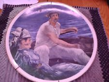 Classic Art on Porcelain - Boating -Edouard Manet -Southern Living picture