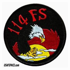 USAF 114th FIGHTER SQ -114 FS- F-15C-Oregon ANG-Kingsley Field ANGB- VEL PATCH picture