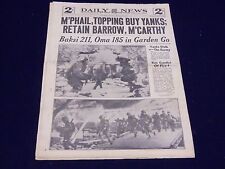 1945 JANUARY 27 NEW YORK DAILY NEWS - M'PHAIL TOPPING BUY YANKS - NP 1983 picture