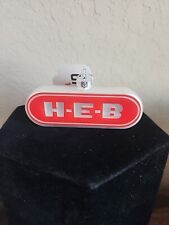 HEB Sign CHRISTMAS TREE ORNAMENT Glass Grocery Co Store Logo sign picture