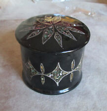 Napoleon III Papier Maché and Mother-of-Pearl (Nacre) Powder Box picture