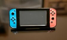 Nintendo Switch Neon Blue and Neon Red enamel pin picture
