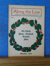 Along the Line 1925 December  New York New Haven & Hartford Employee Magazine picture