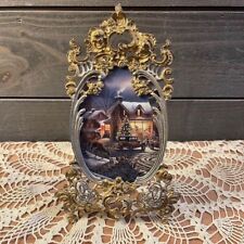 Antique Ornate Frame with Christmas print picture