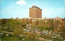 Detroit Michigan Postcard Henry Ford Hospital Chrome 1950s NF picture