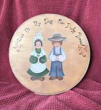 Hand Painted 10” x 2” Round Shaker Style Storage Box picture