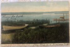 Vintage Post Card Shark River, Avon N.J. Posted 1910, Litho Chrome picture