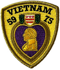 PURPLE HEART AWARD VIETNAM COMMEMORATIVE PATCH (US ARMY, USAF, USN, USMC, USCG) picture