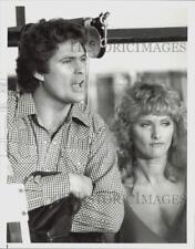 1983 Press Photo David Hasselhoff and Penny Peyser star in 