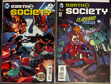 Earth 2 Society #5 & 14 DC Comics Comic Book VF+ picture