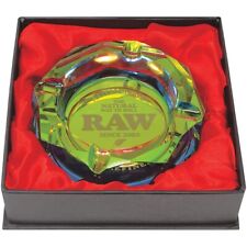 Raw Rainbow Round Glass Ashtray Round picture