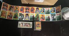 The Goonies Topps Cards FULL SET Uncut Sticker Sheet 86 card set 22 stickers  picture
