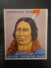  1933 Indian Gum Card #43 -AMERICAN HORSE-Tough Card-