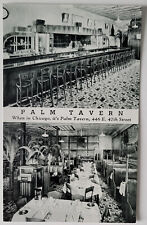 VTG 1941 ADVERTISING PC PALM TAVERN CHICAGO IL TEICH NOS MINT * picture
