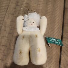 Russ plush girl holding star in white #11837 Glitter & Gold w/ tag Judy Lynn picture